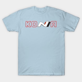 Kona N transparent (Bigger) red T-Shirt